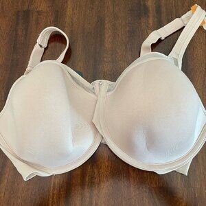NWT! Bali Smoothing Women's Pale Pink Breathable Light Lift Bra 38DD